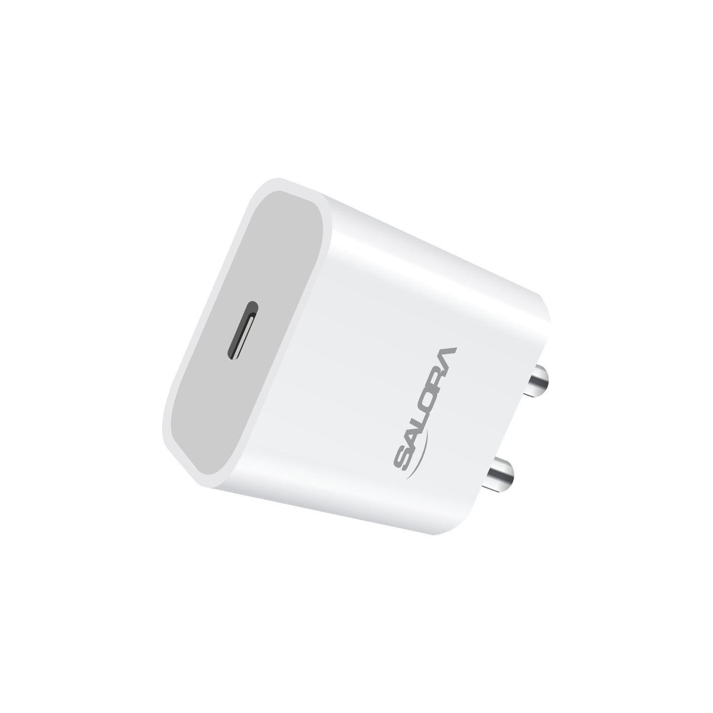 Salora SSC-109 20W PD All in one charger for Android, iPhone 13/13 Pro/13 Pro Max/13 Mini, 12/12 Mini/ 12 Pro Max, iPhone 11 Series | USB-C 20 Watt Original Fast Charging Adaptor.