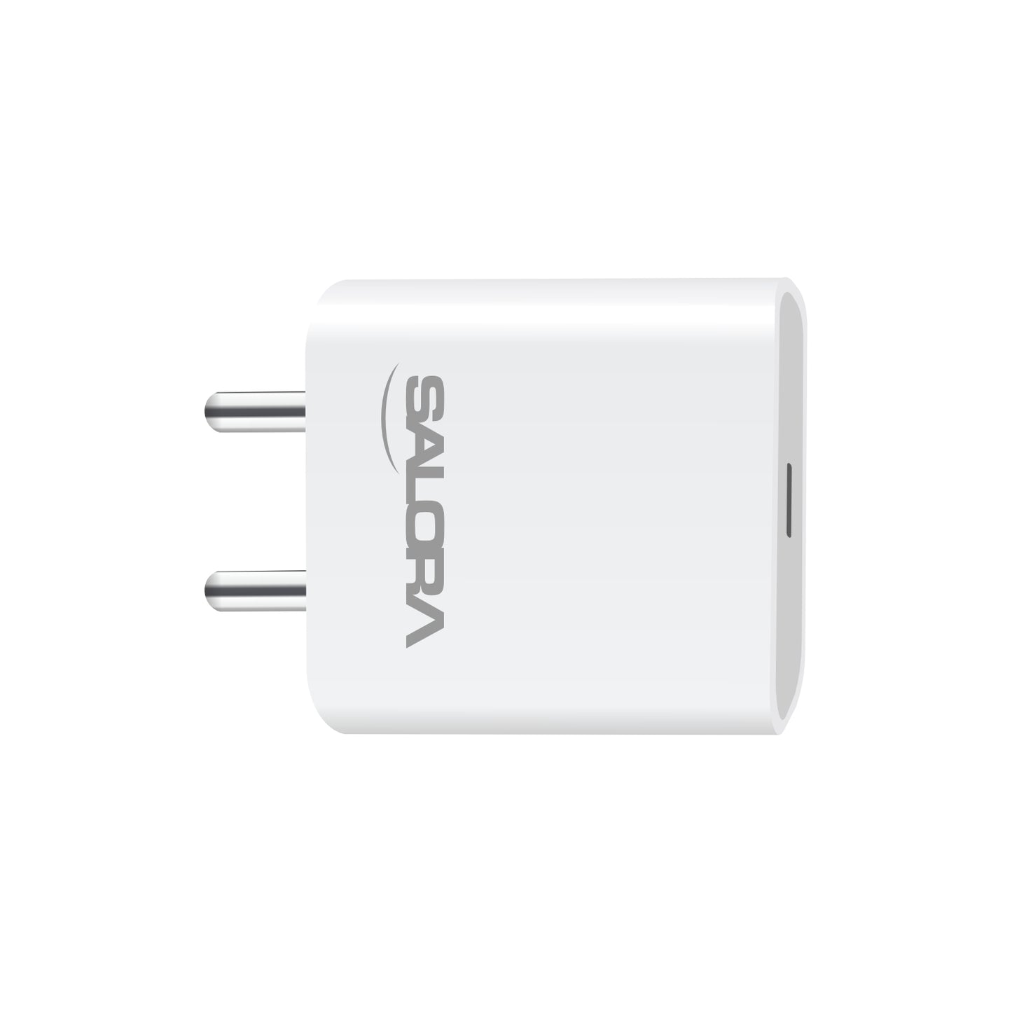 Salora SSC-109 20W PD All in one charger for Android, iPhone 13/13 Pro/13 Pro Max/13 Mini, 12/12 Mini/ 12 Pro Max, iPhone 11 Series | USB-C 20 Watt Original Fast Charging Adaptor.