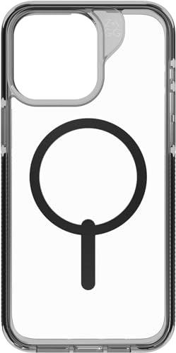 ZAGG Santa Cruz Snap Protective Case for Apple iPhone 15/iPhone 14/iPhone 13, Slim Design, Wireless Charging, MagSafe, Graphene, Enhanced Grip, Recycled Materials, 13ft Drop Protection, Clear