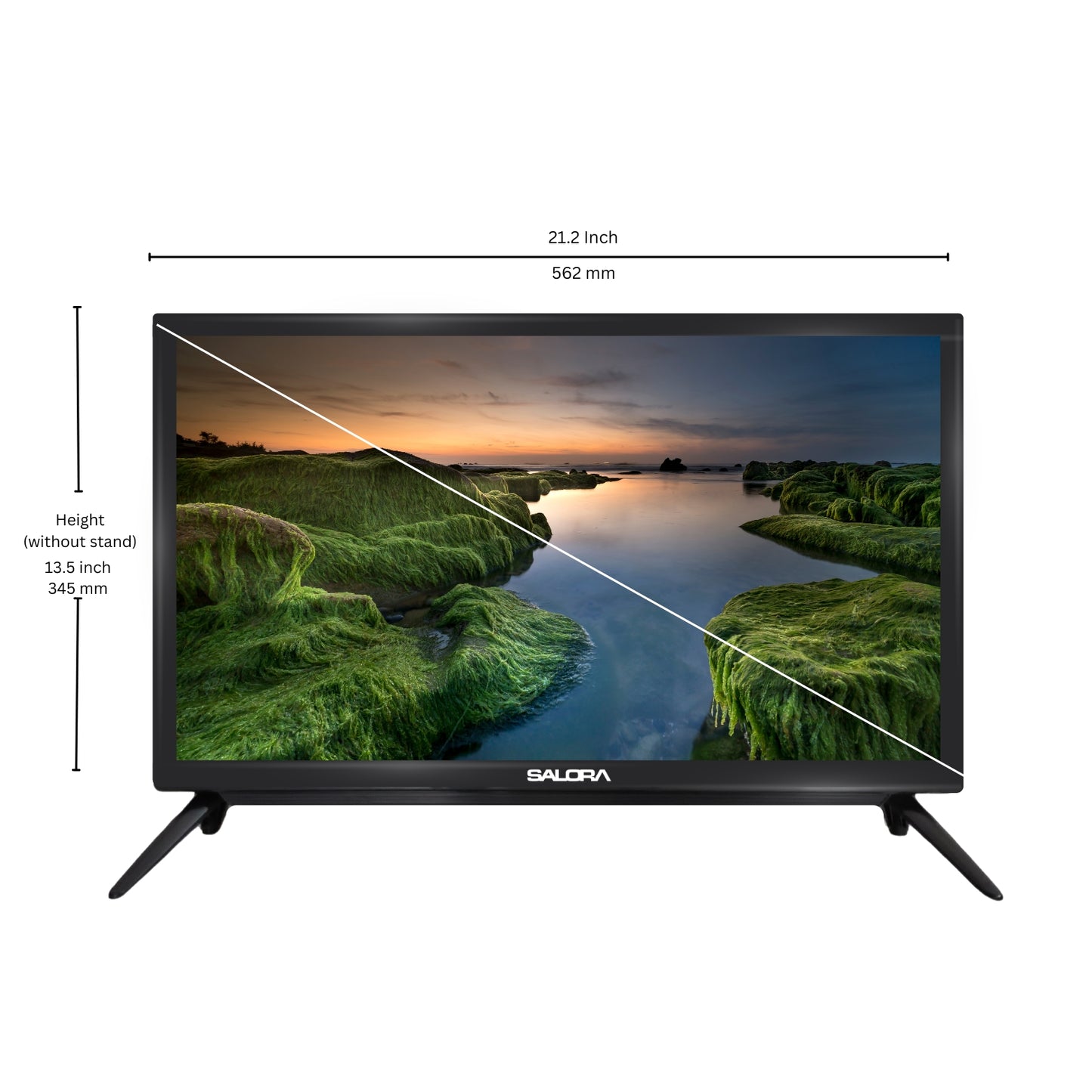 Salora 60 Cm (24 Inches) HD LED TV SLV-4241 (Black)