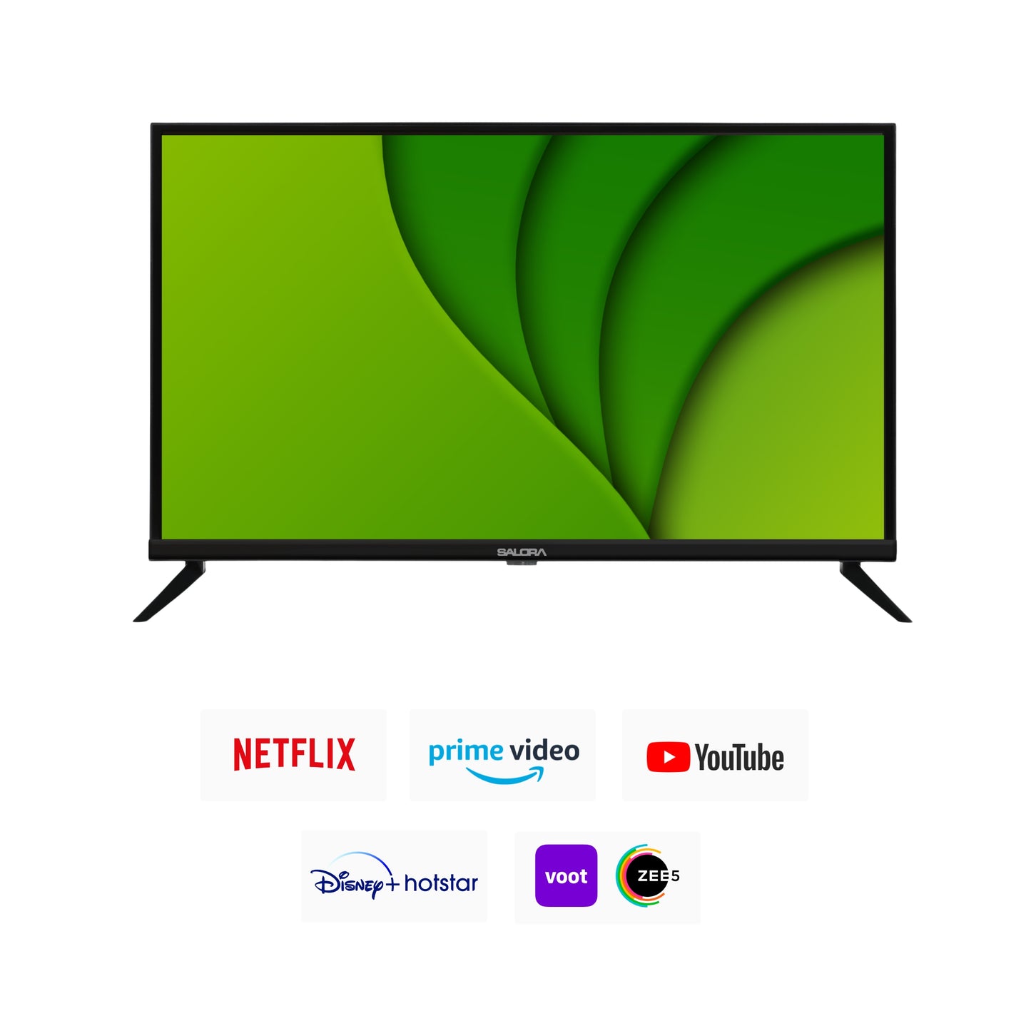 Salora 80 cm (32 inches) HD Ready Smart LED TV, SLV-4324 SFE (Black)