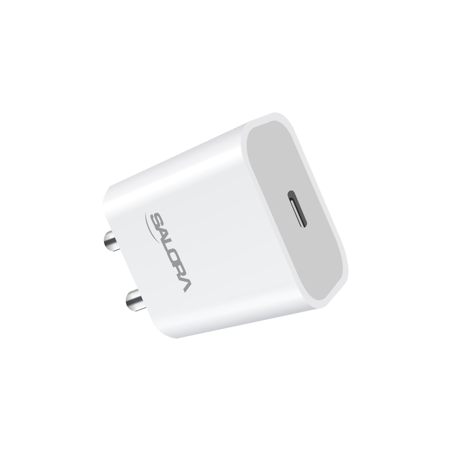Salora SSC-109 20W PD All in one charger for Android, iPhone 13/13 Pro/13 Pro Max/13 Mini, 12/12 Mini/ 12 Pro Max, iPhone 11 Series | USB-C 20 Watt Original Fast Charging Adaptor.