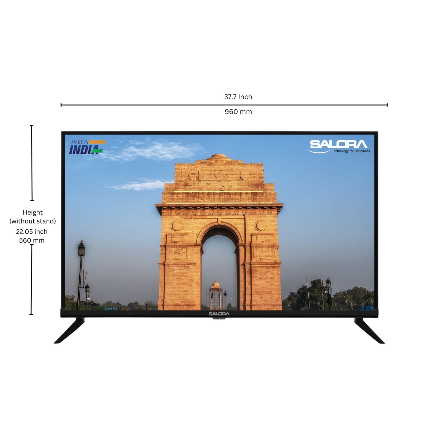 Salora 109 cm (43 inch) FHD LED TV with Frame (SLV-4431 SH)