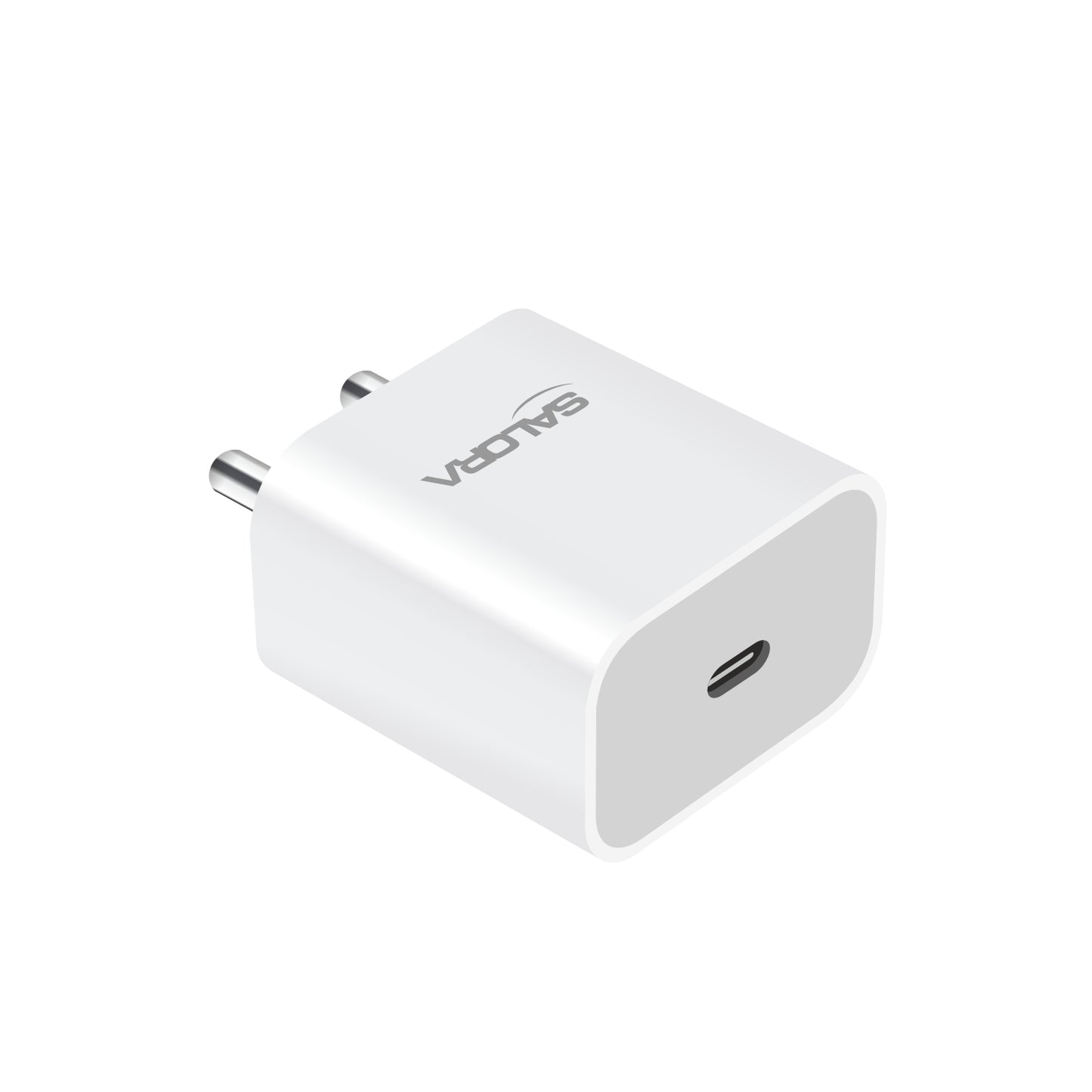 Salora SSC-109 20W PD All in one charger for Android, iPhone 13/13 Pro/13 Pro Max/13 Mini, 12/12 Mini/ 12 Pro Max, iPhone 11 Series | USB-C 20 Watt Original Fast Charging Adaptor.