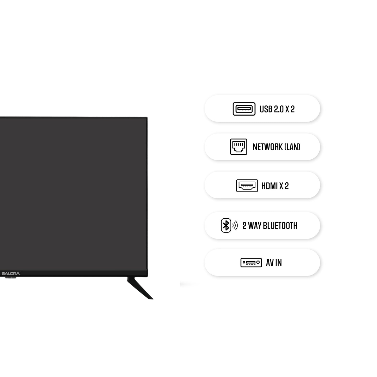 Salora 109 cm (43 inch) FHD Smart LED TV (SLV-4431 SFV)