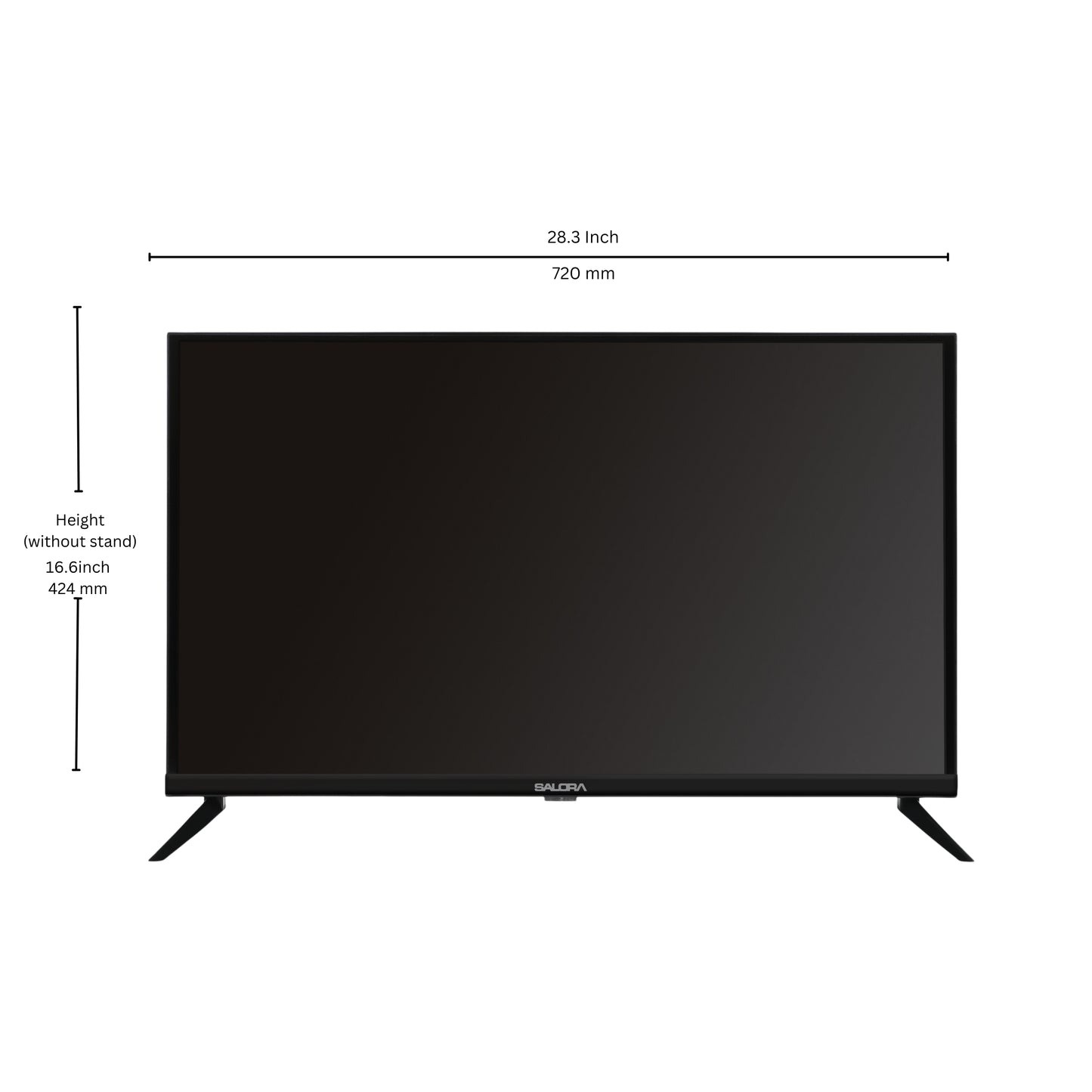 Salora 80 cm (32 inches) HD Ready Smart LED TV, SLV-4324 SFE (Black)