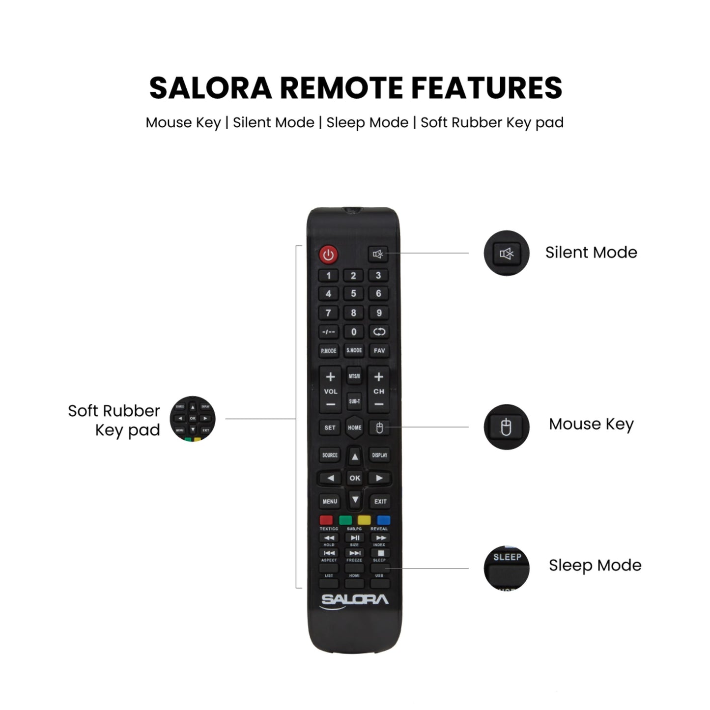 Salora 109 cm (43 inch) FHD LED TV with Frame (SLV-4431 SH)