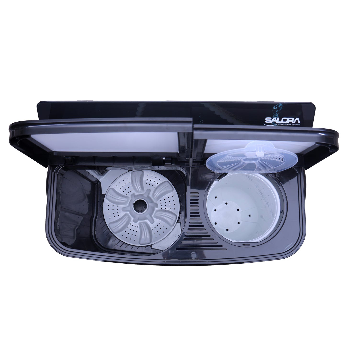 Salora 9.5 KG Semi-automatic Top Loading washing machine, SWMS-9505 (Grey)