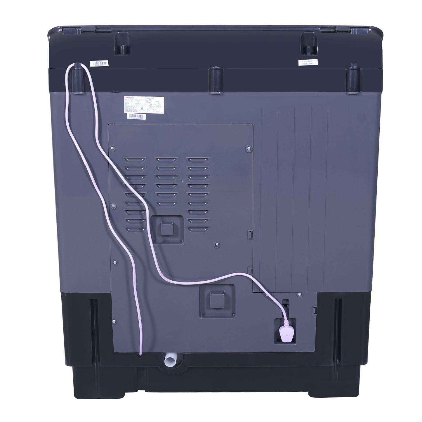 Salora 12.5 KG 5 Star Semi-automatic Top Loading washing machine, SWMS-12505 (Grey)