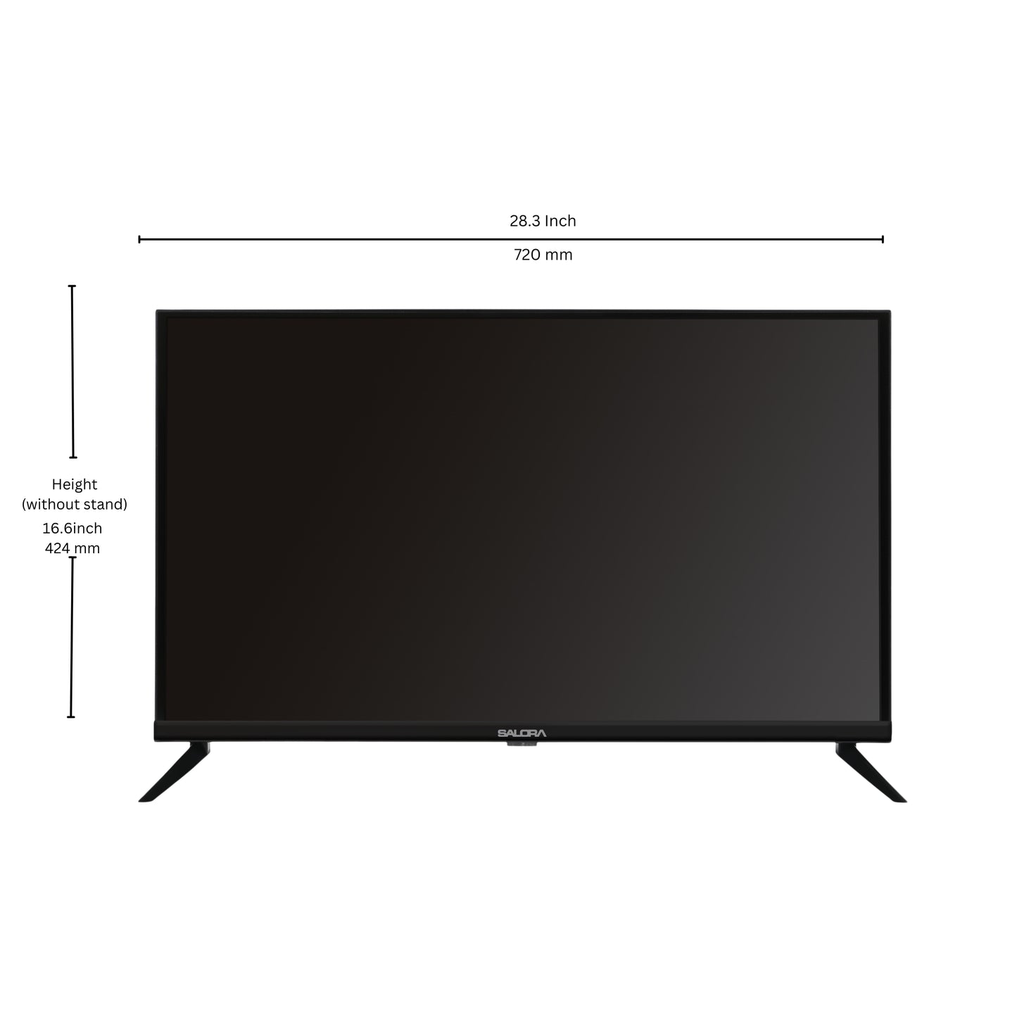 Salora 80 cm (32 inches) HD Ready Smart LED Google TV SLV-4324 GTV (Black)