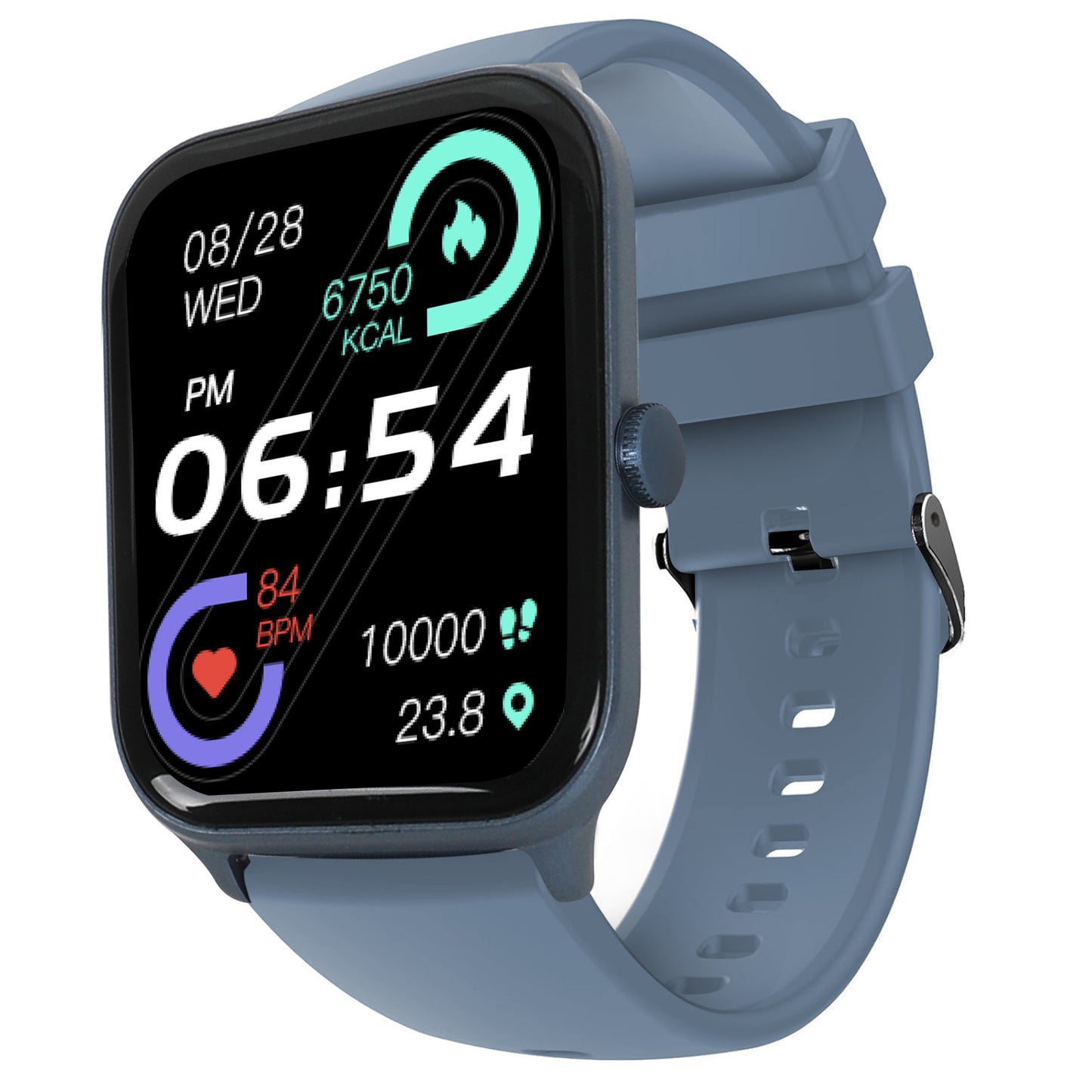 Salora uWear Javelin 2.01” (5.1 cm) HD Curved IPS Display, Bluetooth Calling Smartwatch, 200+ Watch Faces,100+ Sports Modes, Heart & SpO2 Monitoring,Sleep Monitor, AI Voice Assistance, Water Resistant Smart watch, SSW-004