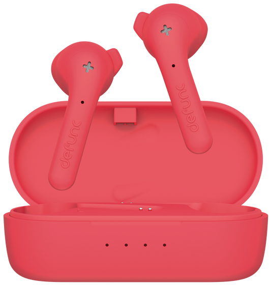 Defunc True Music Wireless Bluetooth TWS Earbuds, Compatible with iOS & Android, IPX4 Rating, Personalized fit, 22 Hours Total Playtime, Touch Control