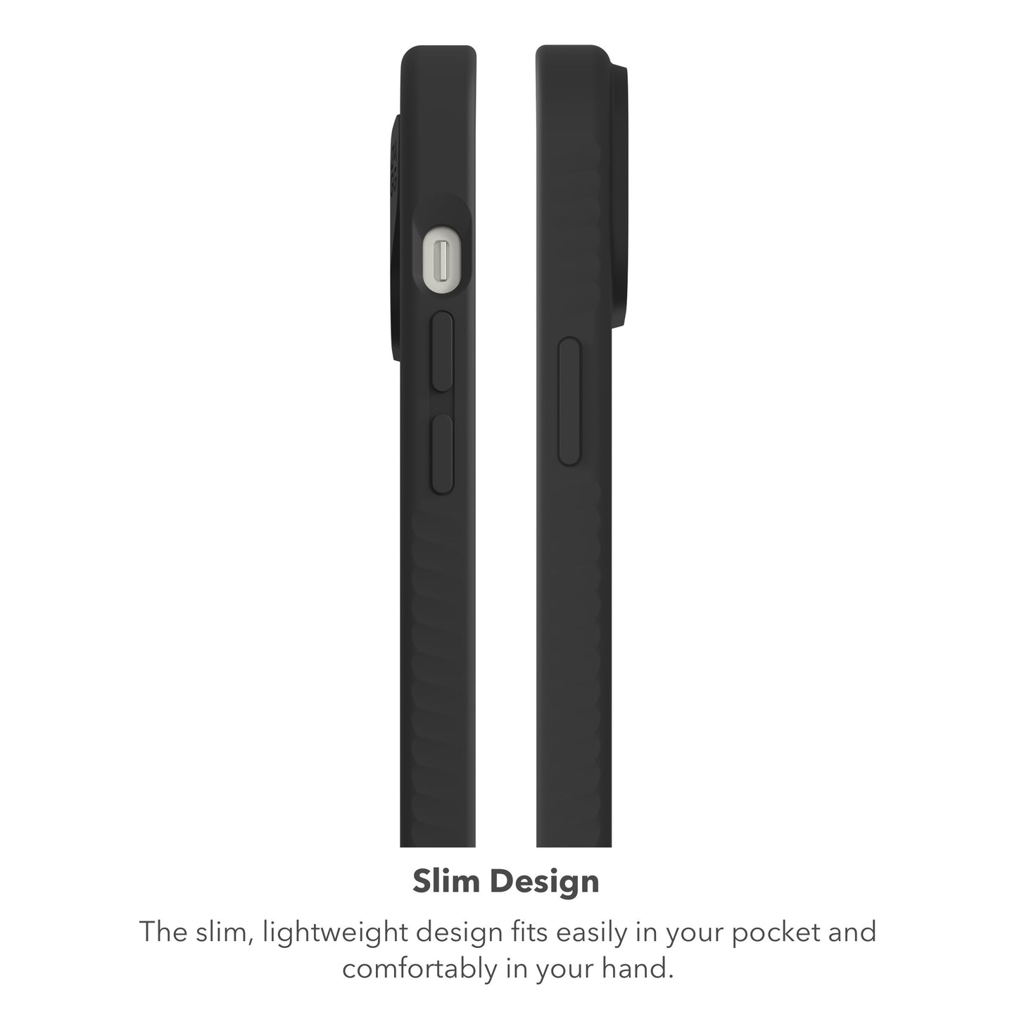ZAGG Manhattan Snap iPhone Case - Premium Silicone iPhone Case, Durable Graphene Material, Smooth Surface with a Comfortable Ripple Grip, MagSafe Phone Case