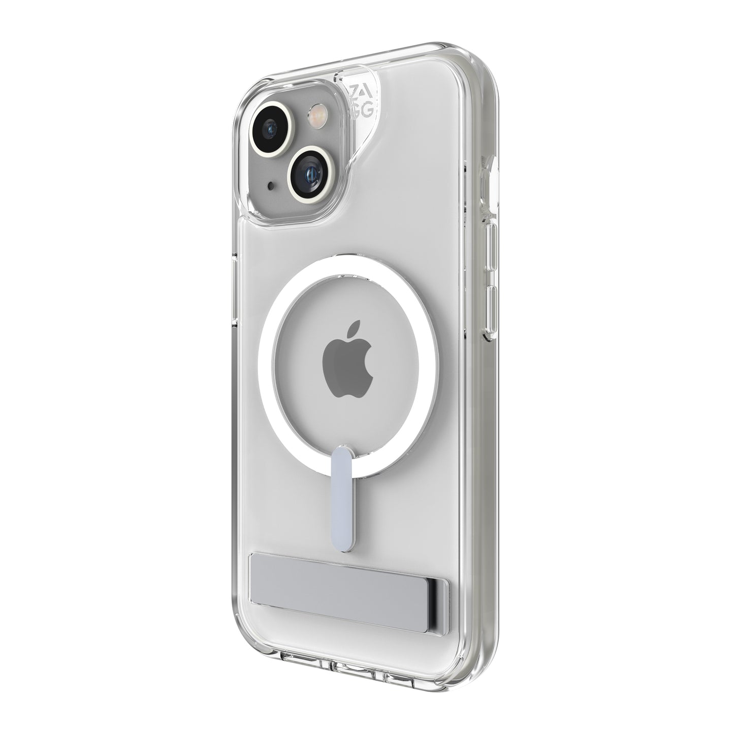 ZAGG Crystal Palace Snap iPhone Case w/h Built-in Kickstand - Drop Protection (13ft/4m), Durable Graphene, Anti-Yellowing, and Scratch-Resistant MagSafe Phone Case