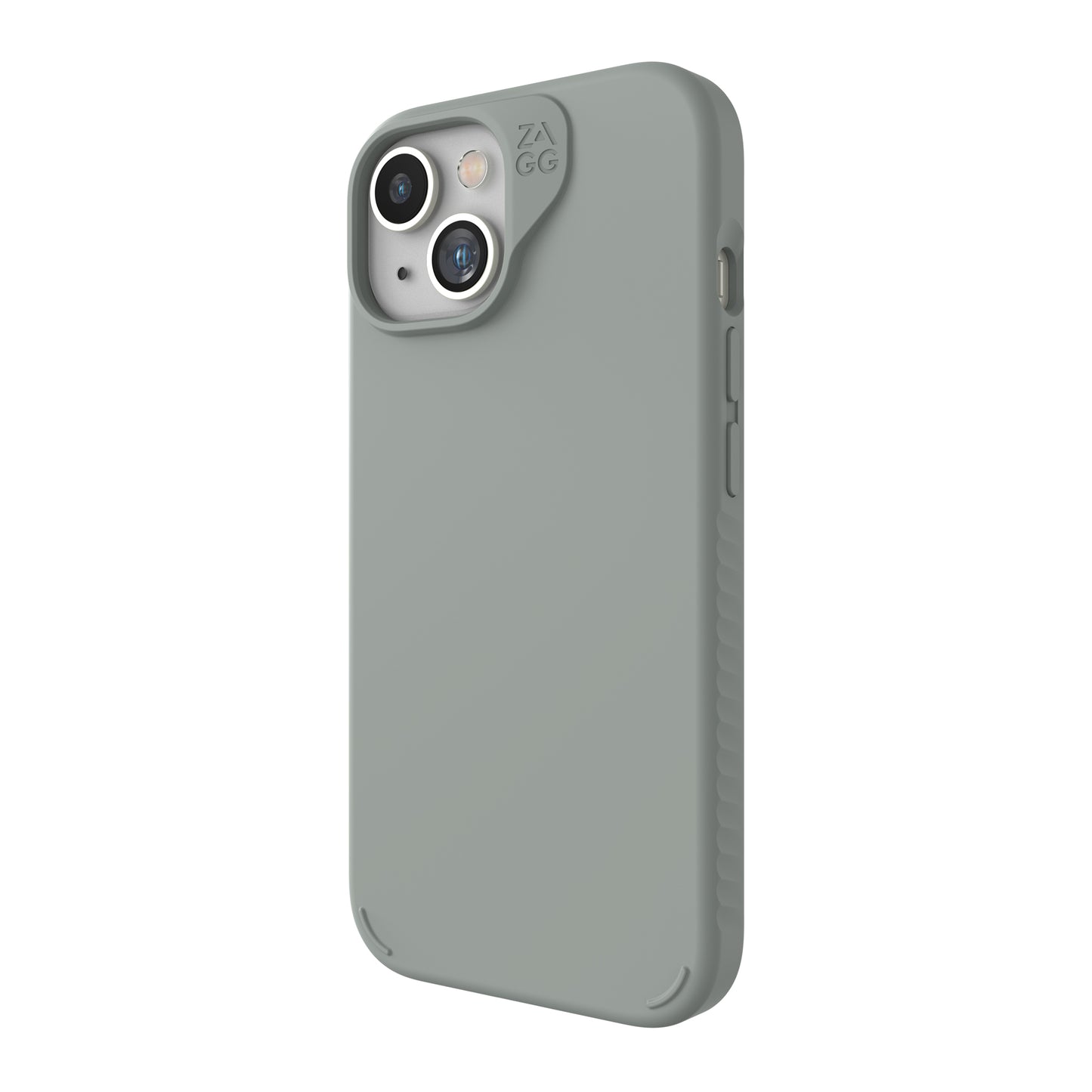 ZAGG Manhattan Snap iPhone Case - Premium Silicone iPhone Case, Durable Graphene Material, Smooth Surface with a Comfortable Ripple Grip, MagSafe Phone Case