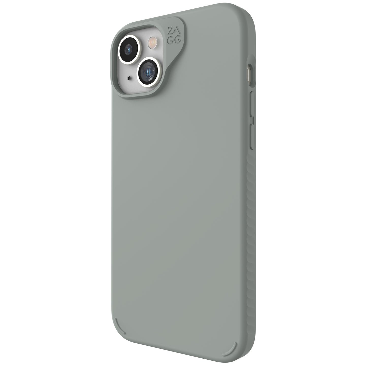 ZAGG Manhattan Snap iPhone Case - Premium Silicone iPhone Case, Durable Graphene Material, Smooth Surface with a Comfortable Ripple Grip, MagSafe Phone Case
