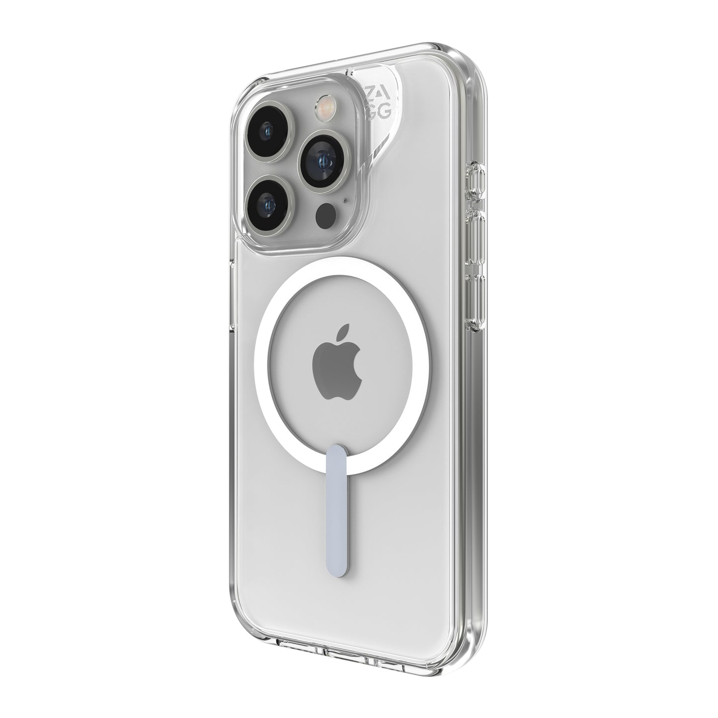 ZAGG Crystal Palace Protective Case for Apple iPhone, MagSafe,13ft Drop Protection, Wireless Charging, Graphene, Enhanced Grip