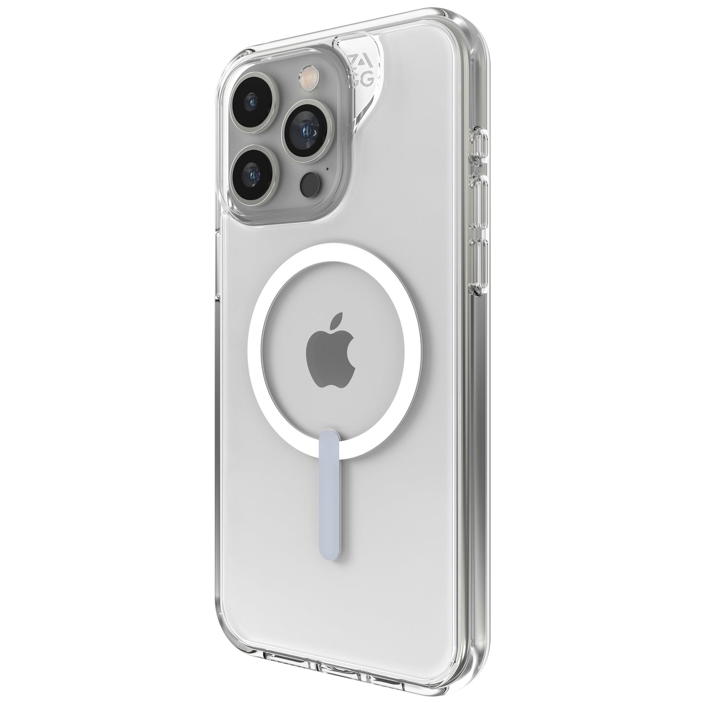 ZAGG Crystal Palace Protective Case for Apple iPhone, MagSafe,13ft Drop Protection, Wireless Charging, Graphene, Enhanced Grip