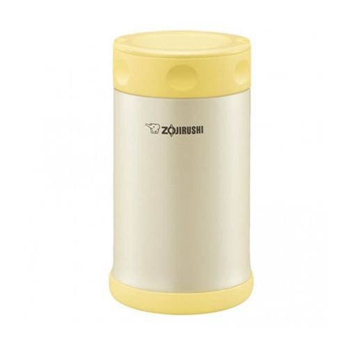 Zojirushi Stainless Steel Pearl Vacuum Insulated Food Jar 750ml, Yellow (SW-FCE75-YP)
