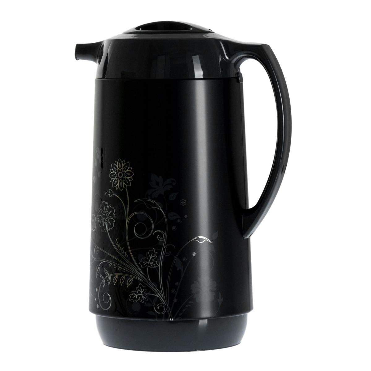 Zojirushi Glass Lined Vacuum Insulated Handy Pot, 1 Litre, Black (AHGB-10D-BL)