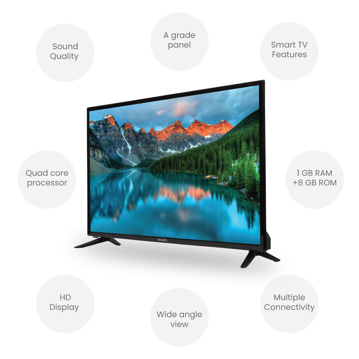 Salora 98cm (39 inch) HD Ready LED TV (SLV-4392 SH)