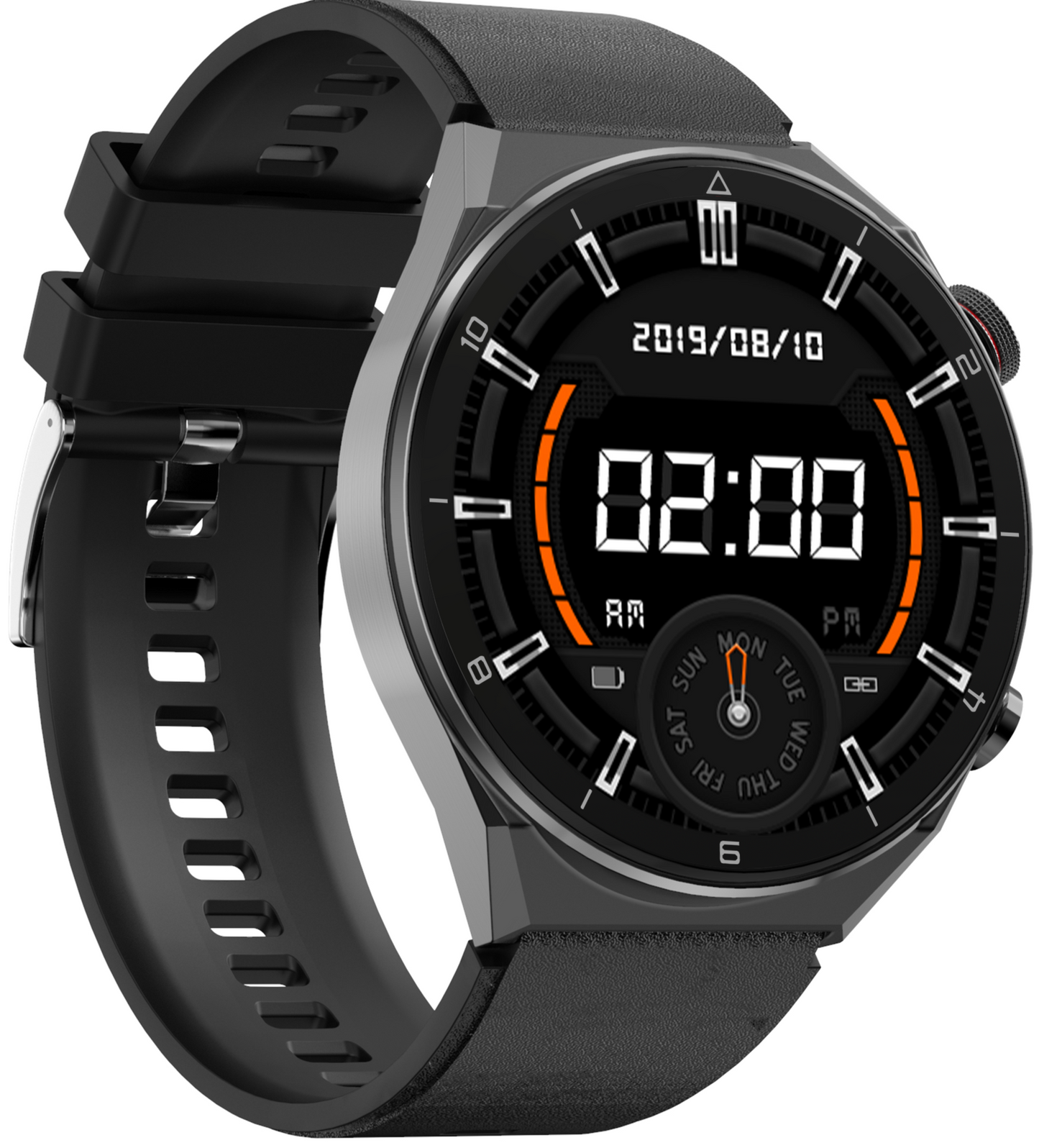 Salora uWear SSW-002 Smartwatch with 1.5” Round Display, Multiple Watch Faces, Heart & SpO2 Monitoring, 21 Sports Modes, Sleep Monitor, Waterproof & 5 Days Battery