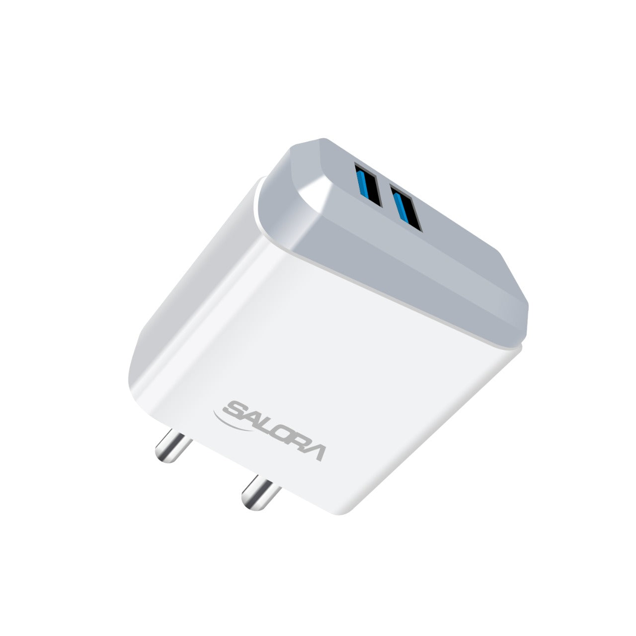 SALORA SSC-105, 3.4A Dual USB 18W Adapter with 1.2 Meter Type C Cable