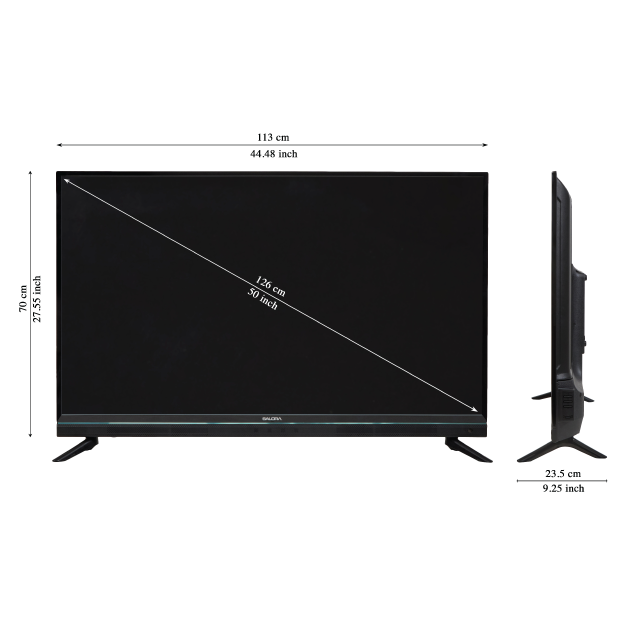 Salora 126cm (50 inch) 4K UHD LED TV (SLV-4501 SU) with inbuilt soundbar