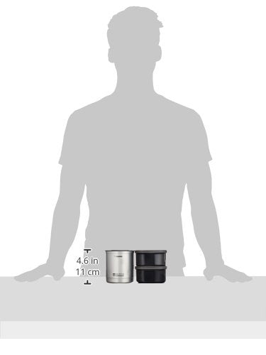 Zojirushi Stainless Vacuum Insulated Lunch Box, 960ml, Matte Silver (SZMA-04-SU)