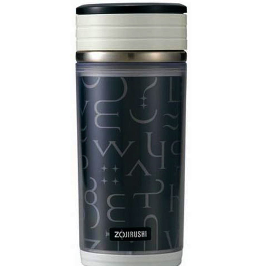 Zojirushi Stainless Steel Vacuum Insulated D-Mug, 350ml, Black (SMBA-35-BA)