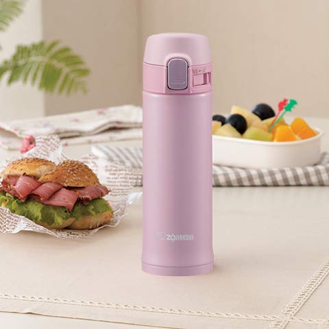 Zojirushi Stainless Steel Vacuum Bottle 300ml, Pearl Pink (SM-PB30-PP)