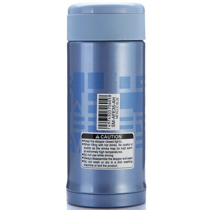 Zojirushi Stainless Steel Vacuum Insulated Bottle, 350ml,  Metallic Blue (SMAFE-35-AH)