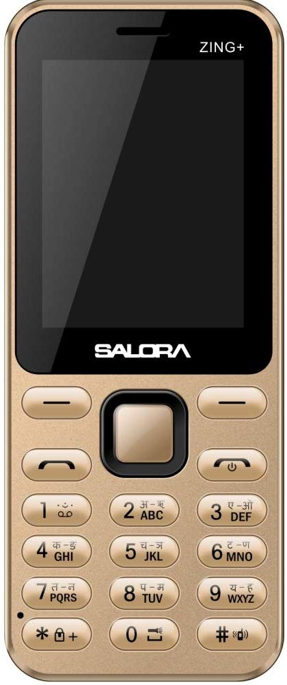 Salora KT 24+ Zing+(Dual Sim) (1800mAh) (Gold)