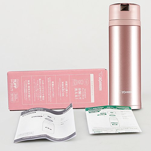 Zojirushi Stainless Steel Vacuum Insulated Bottle 0.36L (SM-XB36-PZ)