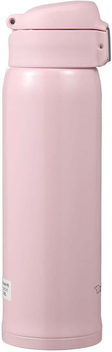 Zojirushi Stainless Steel Vacuum Bottle, 480ml, Pearl Pink (SM-SA48-PB)