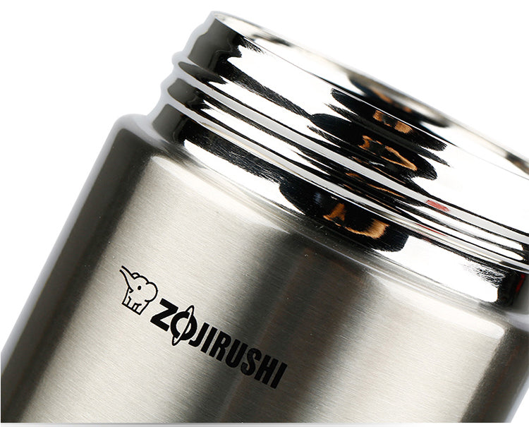 Zojirushi Stainless Steel Vacuum Insulated Food Jar, 500 ml, Black (SW-EXE50 BL)