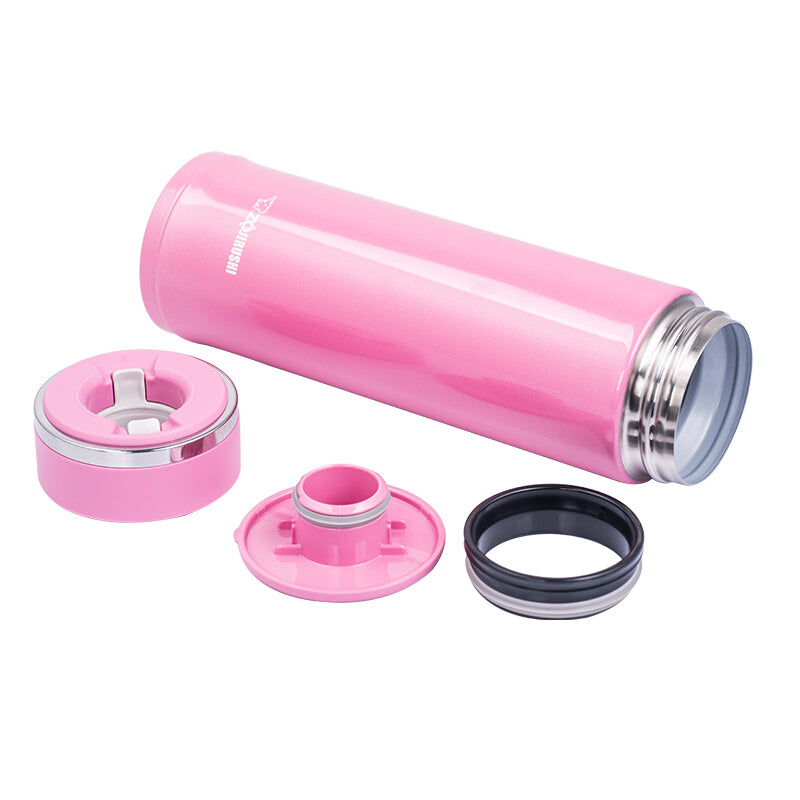 Zojirushi Stainless Steel Tuff Mug Bottle, 0.48L, Pink (SM-JD48-PA)