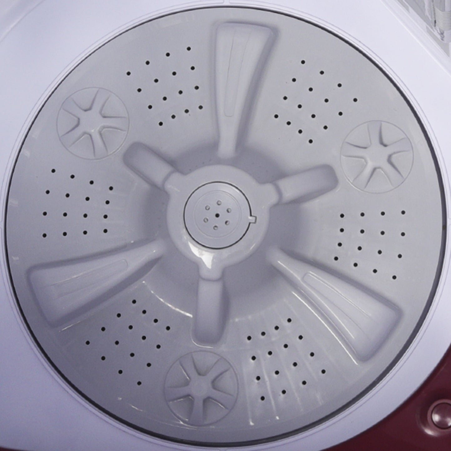 Salora 7.0 Kg Semi-Automatic Top Loading Washing Machine (SWMS7003, Burgundy )