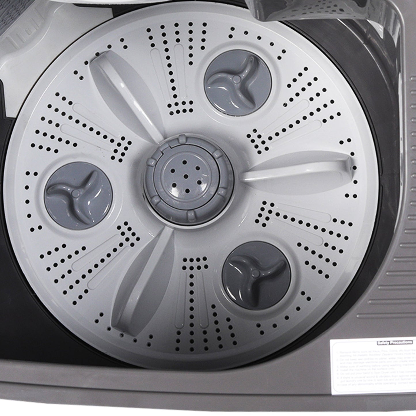 Salora 8.5 Kg Semi-Automatic Top Loading Washing Machine (SWMS8504,GRT, Grey)