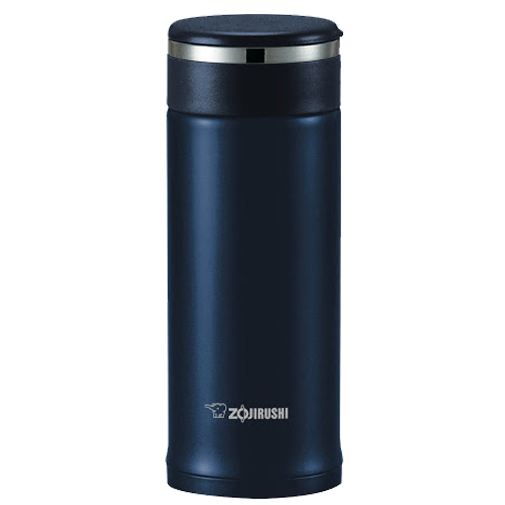 Zojirushi Stainless Steel Travel Mug with Tea Leaf Filter, 0.34L, Deep Blue (SM-JTE34-AD)