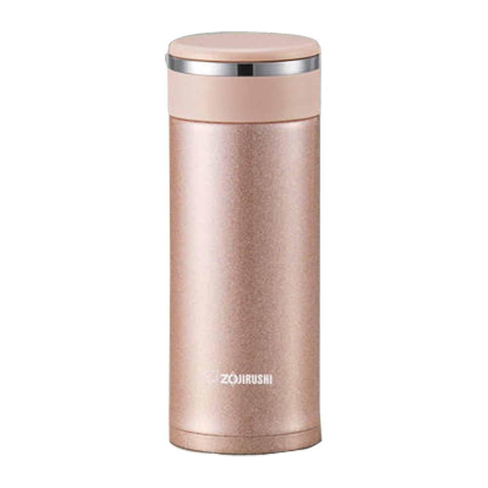Zojirushi Stainless Steel Travel Mug with Tea Leaf Filter, 0.46L, Pink Champagne (SM-JTE46-PX)