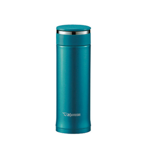 Zojirushi Stainless Steel Vacuum Insulated Bottle, 0.3L, Emerald Blue (SM-EC30-GC)