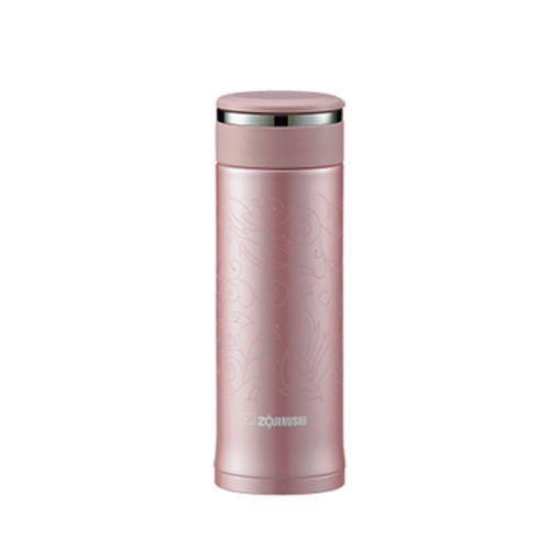 Zojirushi Stainless Steel Vacuum Insulated Bottle, 0.3L, Rose Quartz (SM-EC30-PZ)