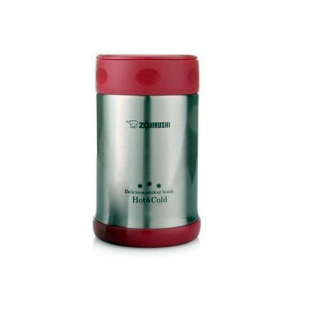 Zojirushi Stainless Steel Vacuum Insulated Food Jar, 500 ml, Ruby Red (SW-EXE50 RR)