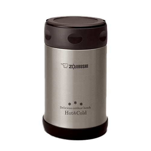 Zojirushi Stainless Steel Vacuum Insulated Food Jar, 500 ml, Black (SW-EXE50 BL)