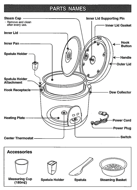 Zojirushi Conventional Rice Cooker & Warmer, 1.8 litres (10 Cups), Cinnamon Gold (NS-RNQ18-NL)