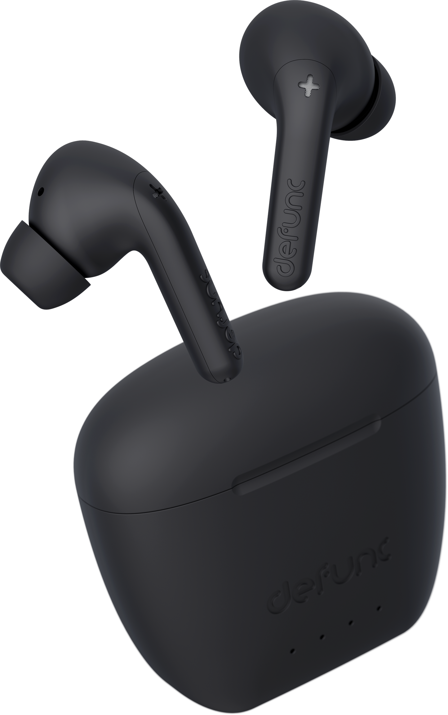 Defunc True Audio Wireless Bluetooth TWS Earbuds,App Controlled, 30 Hours Total Playtime, Low Latency, IPX4 Rating, Built in Dual Microphone, Fast Charging case