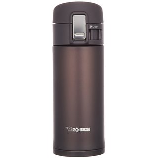 Zojirushi Stainless Steel Vacuum Insulated Bottle, 0.36L, Dark Cocoa (SM-KB36-TM)