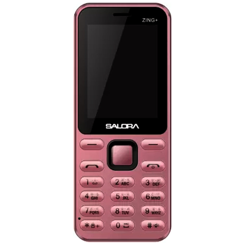 Salora-KT24+ Zing+(Dual Sim) (1800mAh) (Rose Gold)