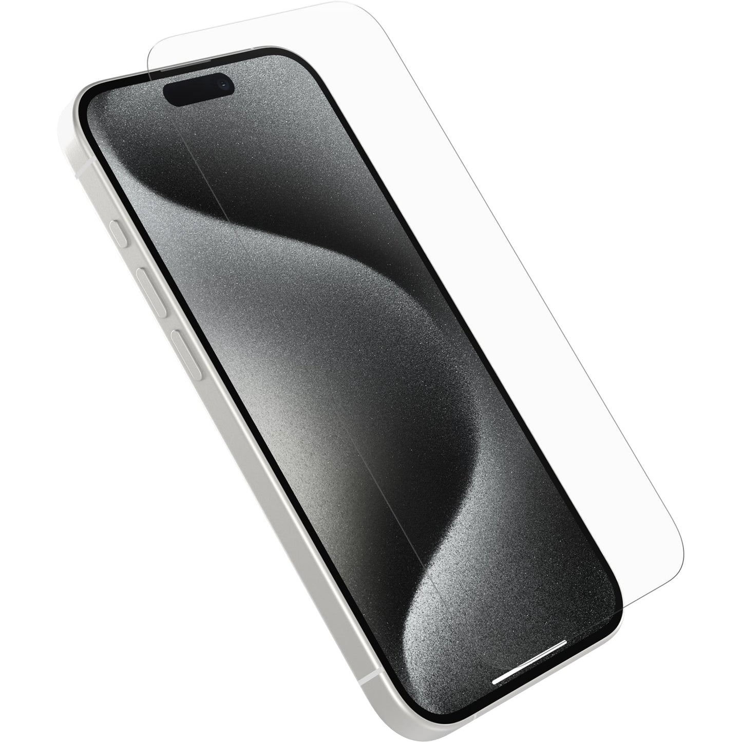 OtterBox iPhone 15 Pro (Only) Premium Glass, antimicrobial, anti-scratch protection, shatter Resistant, crystal clarity